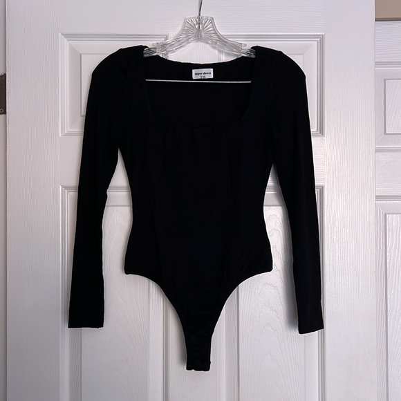 superdown Tops - Superdown Black Bodysuit XS